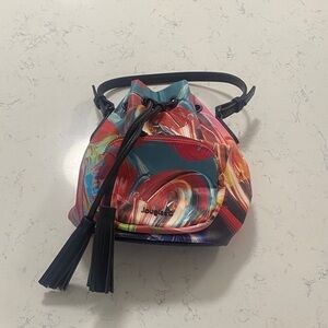Desigual Multicolor Mini Bag with Tassel